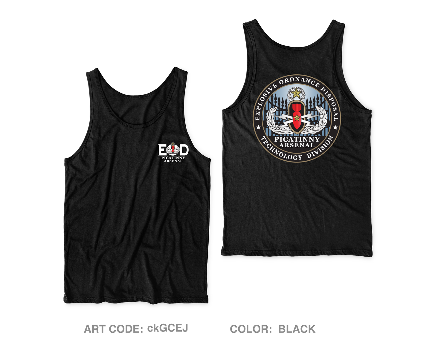 Explosive Ordnance Disposal Technology Division (EOD) Core Men's Performance Tank Top - ckGCEJ