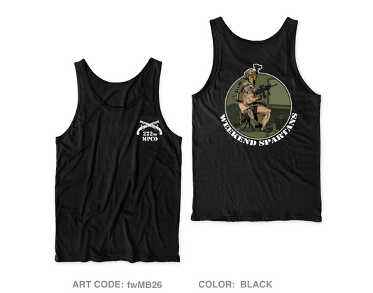 222 Military Police Company Core Men's Performance Tank Top - fwMB26