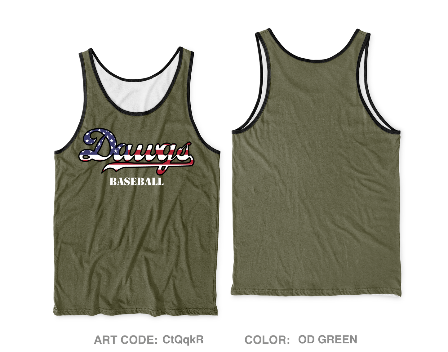 Philadelphia Dirt Dawgs Core Men's Performance Tank Top - CtQqkR