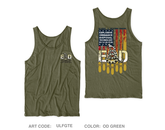 Explosive Ordnance Disposal Technology Division (EOD) Core Men's Performance Tank Top - ULFGTE