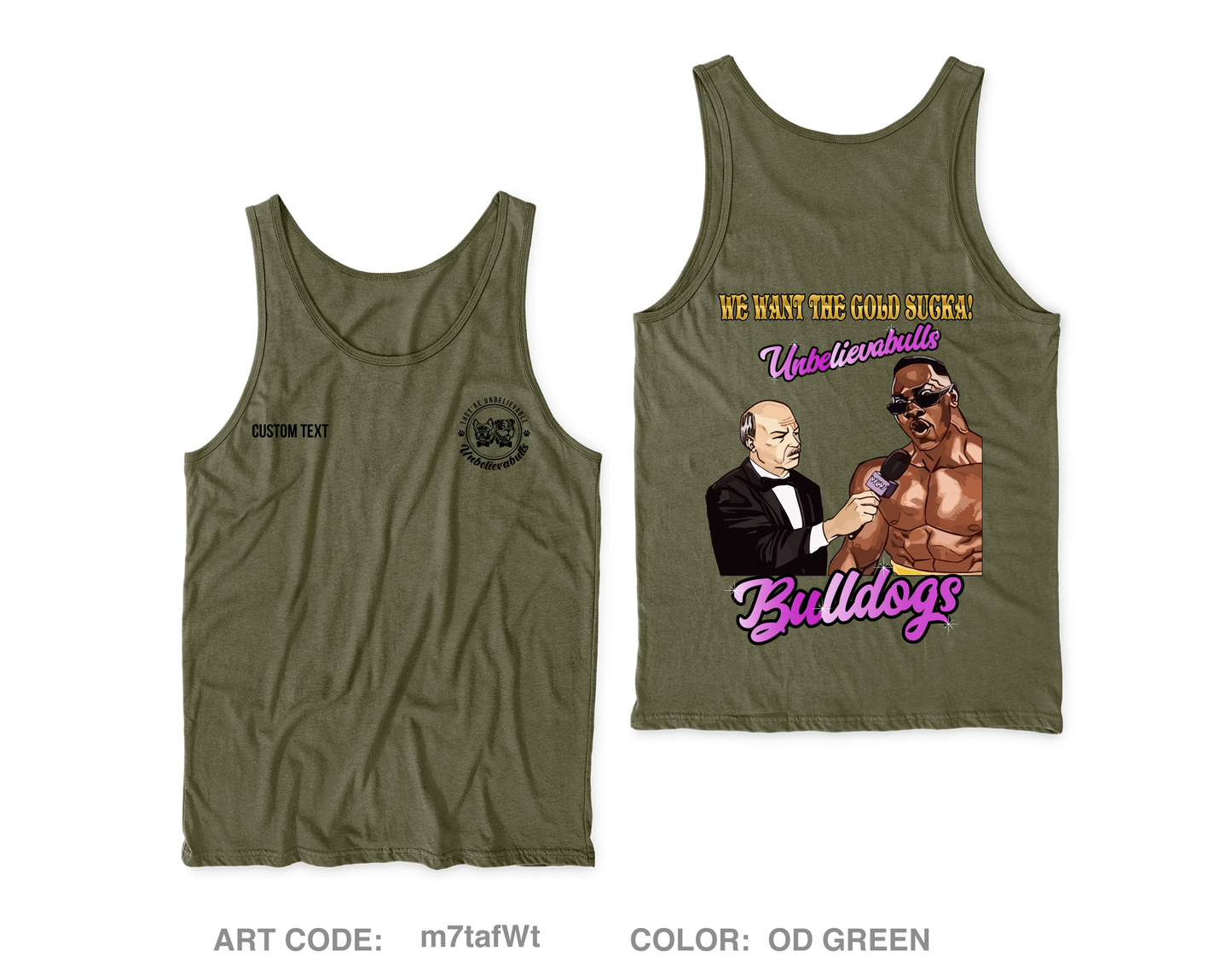 Custom Unbelievabulls Core Men's Performance Tank Top - m7tafWt