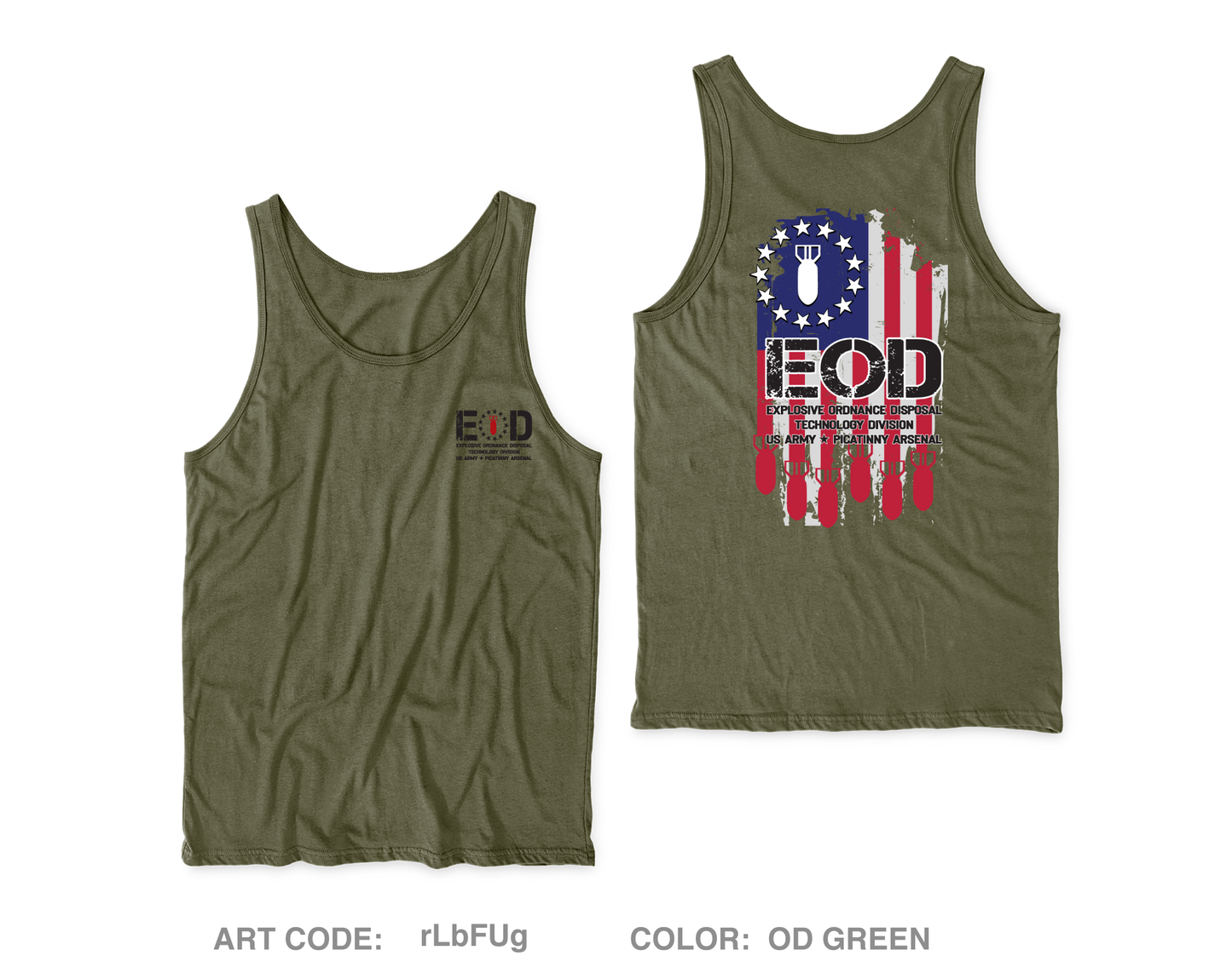 Explosive Ordnance Disposal Technology Division (EOD) Core Men's Performance Tank Top - rLbFUg