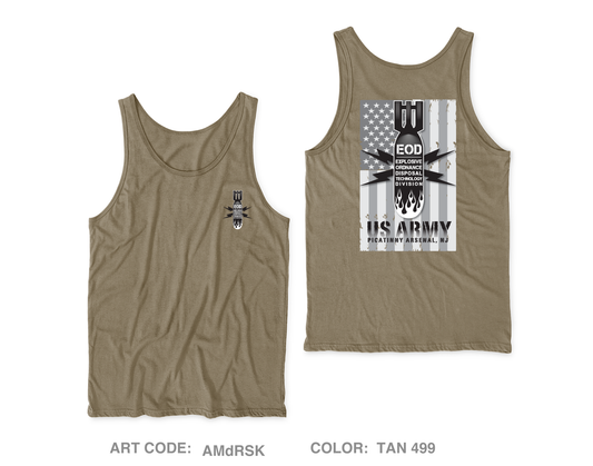 Explosive Ordnance Disposal Technology Division (EOD) Core Men's Performance Tank Top - AMdRSK