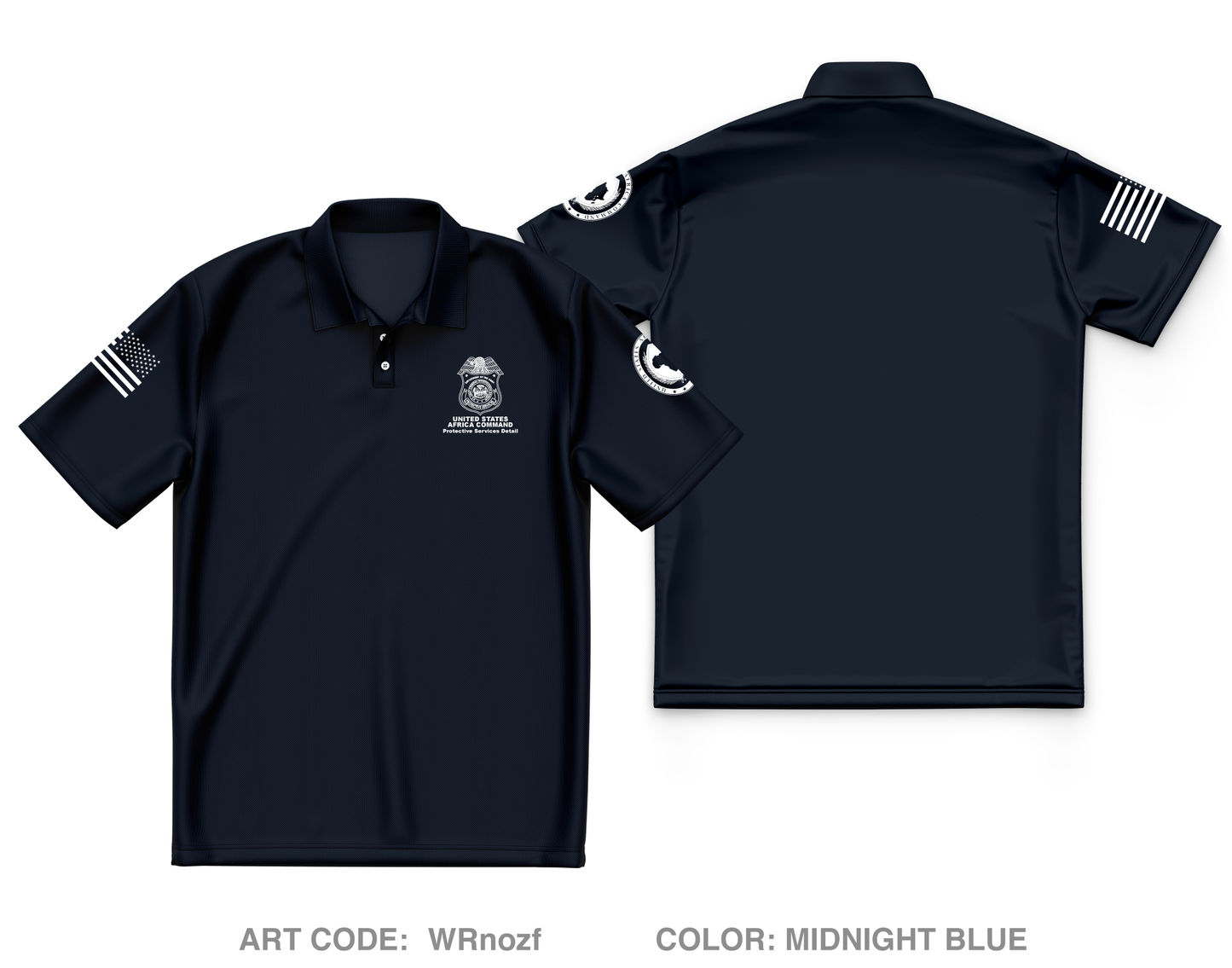 AFRICOM-PSD Core Men's SS Performance Polo - WRnozf
