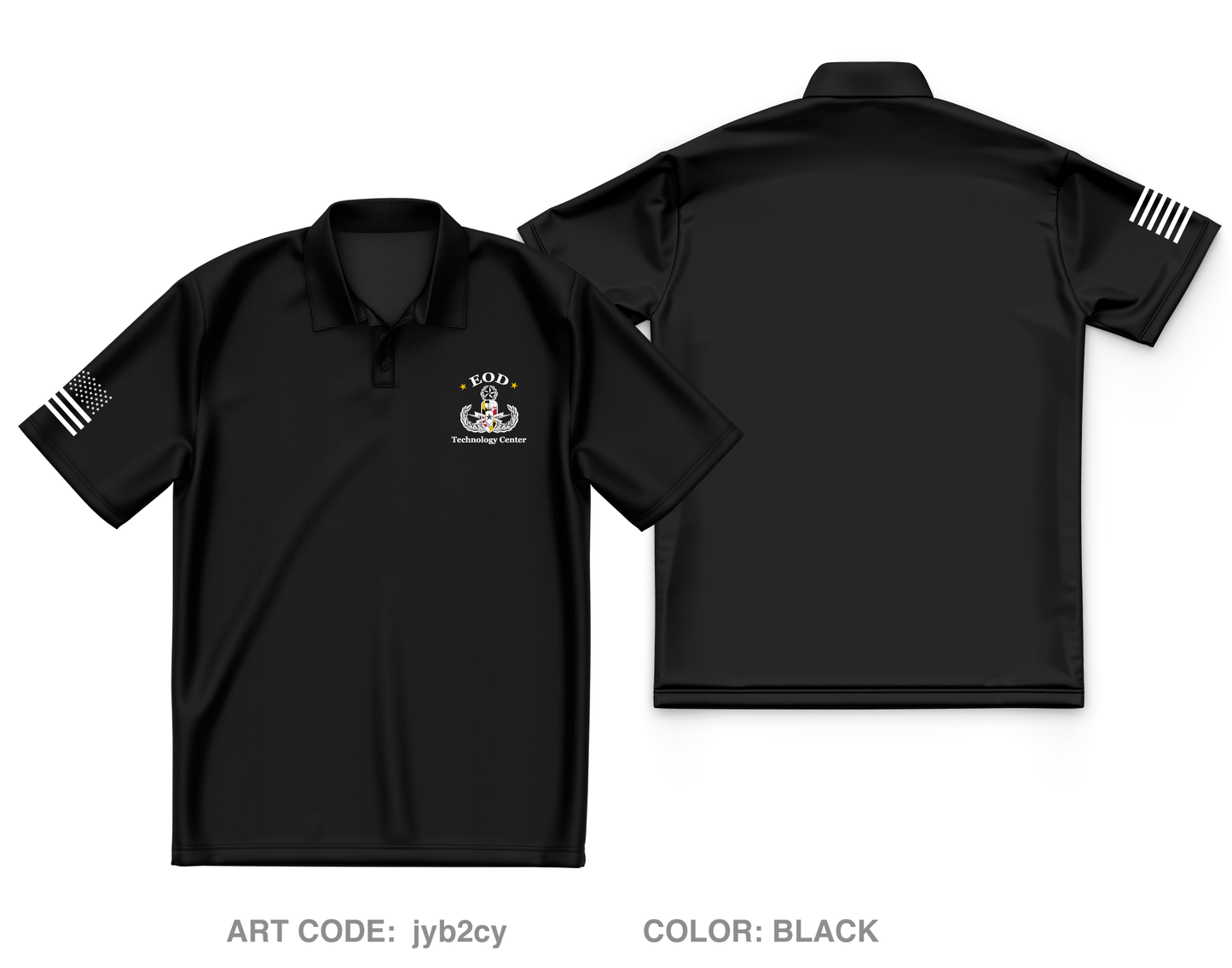 EOD Technology Center Core Men's SS Performance Polo - jyb2cy