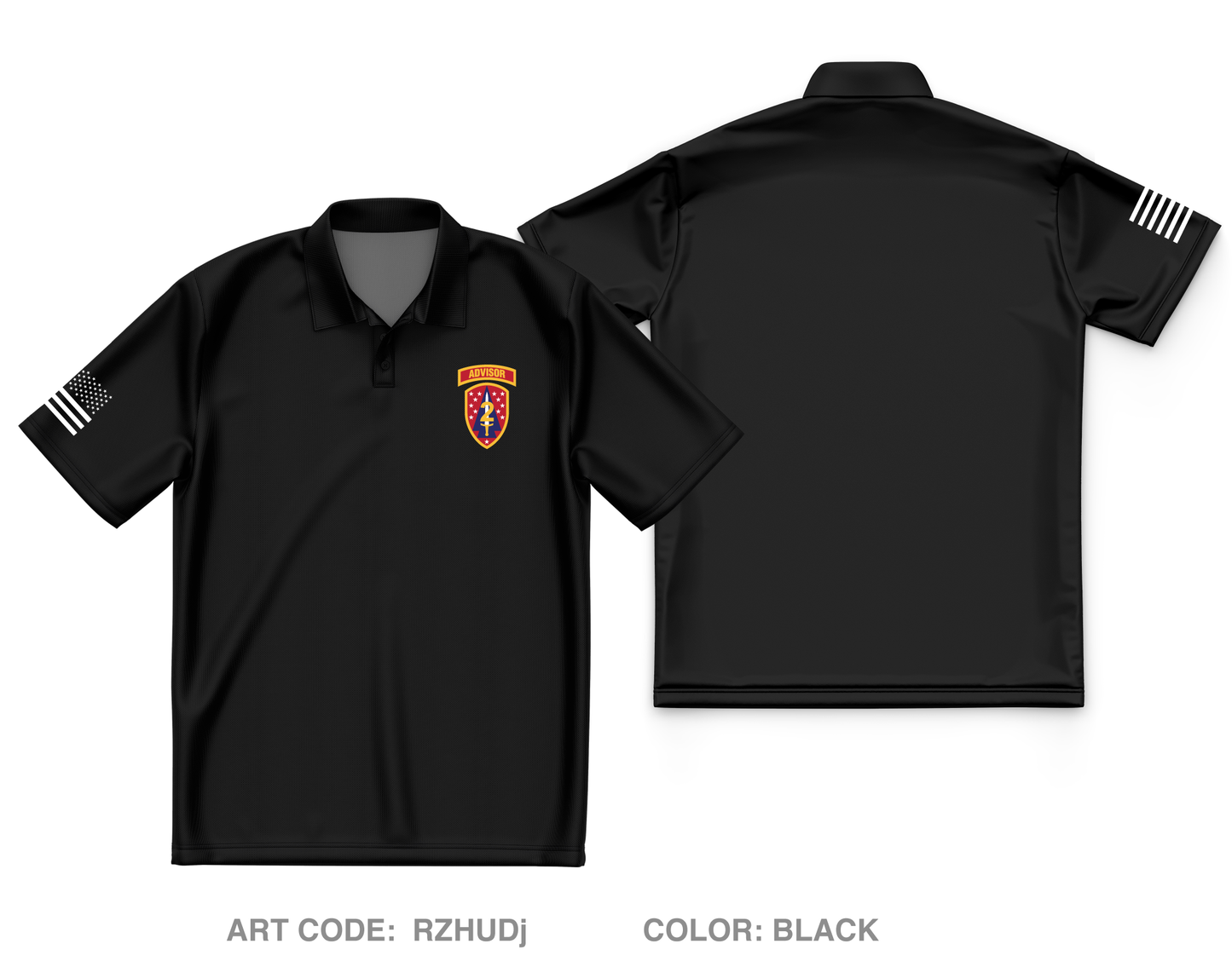 2D Security Force Assistance Brigade Core Men's SS Performance Polo - RZHUDj