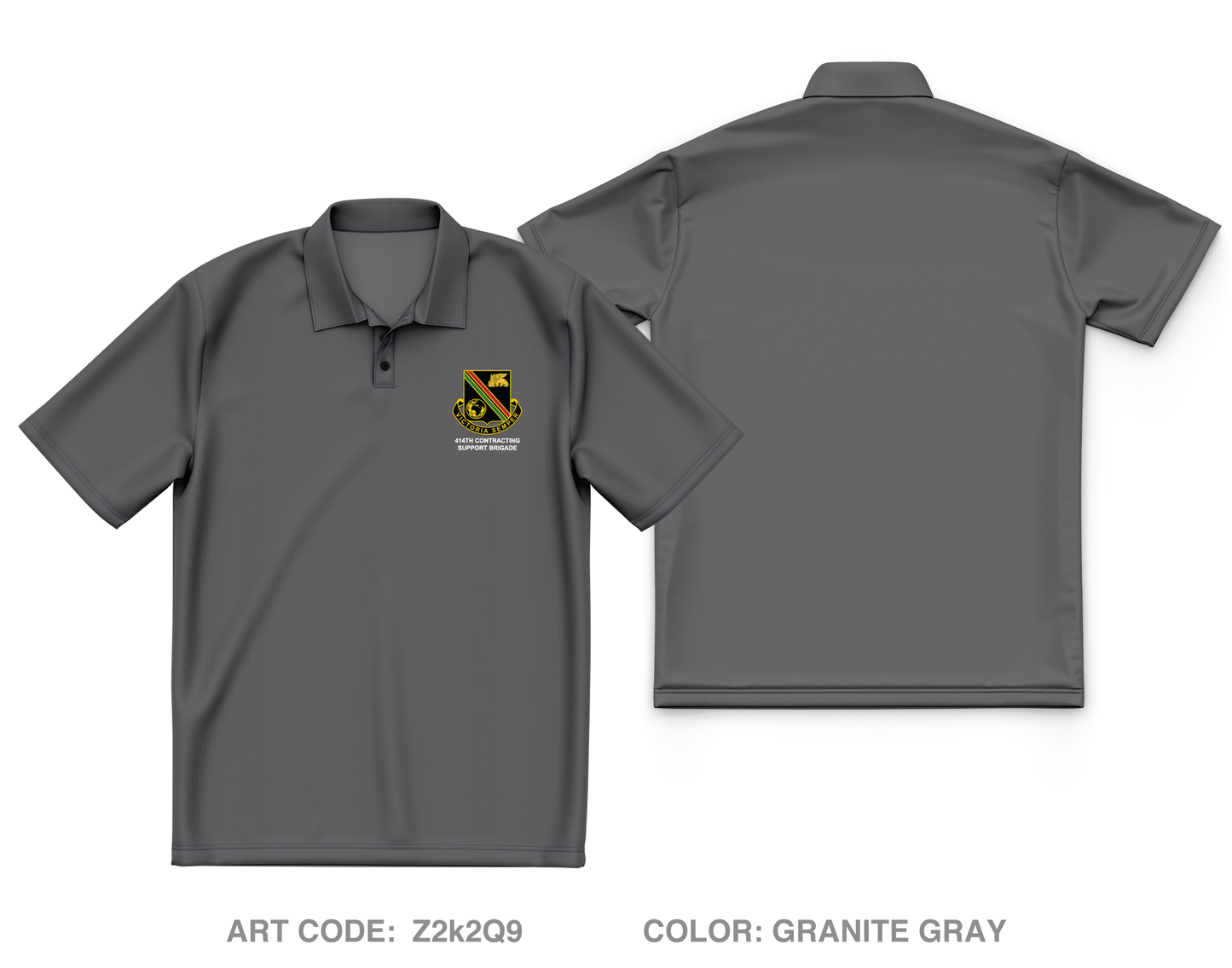 414th Contracting Support Brigade Core Men's SS Performance Polo - Z2k2Q9