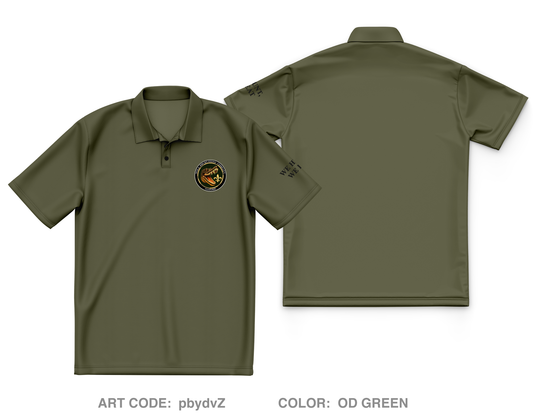 New Orleans Army Recruiting Company, Baton Rouge Battalion Core Men's SS Performance Polo - pbydvZ