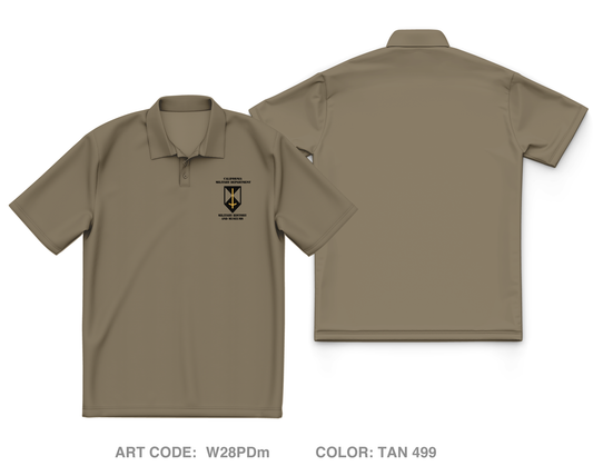CMD Military History & Museum Fundraising Collection Core Men's SS Performance Polo - W28PDm
