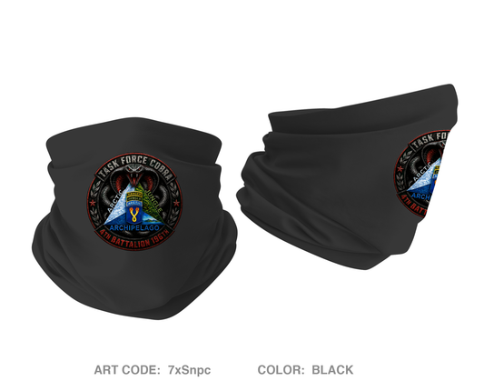 4TH BN 196th IN BDE Emblem Gaiter - 7xSnpc
