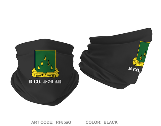 B Co, 4-70 AR Emblem Gaiter - RF8paG
