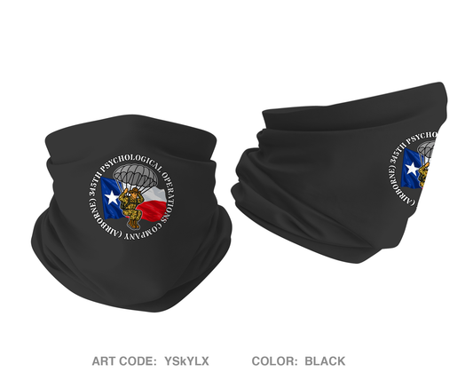 345th Psychological Operations Company (Airborne) Emblem Gaiter - YSkYLX