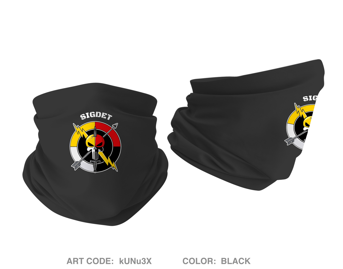 3rd BN 3rd SFG SIGDET Emblem Gaiter - kUNu3X