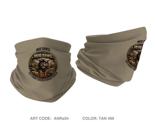 3rd Platoon MUD DAWGS Emblem Gaiter - ANRs5h