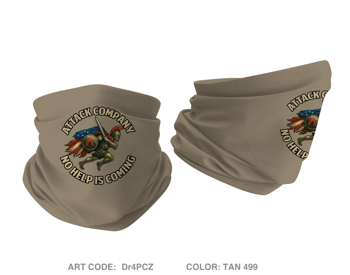 ATTACK COMPANY Emblem Gaiter - Dr4PCZ