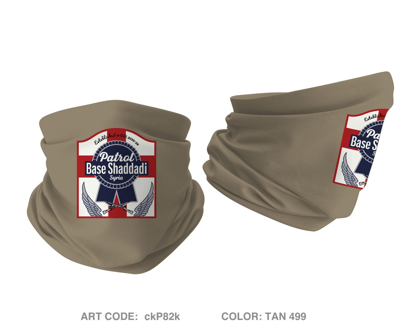 C-133 Emblem Gaiter - ckP82k