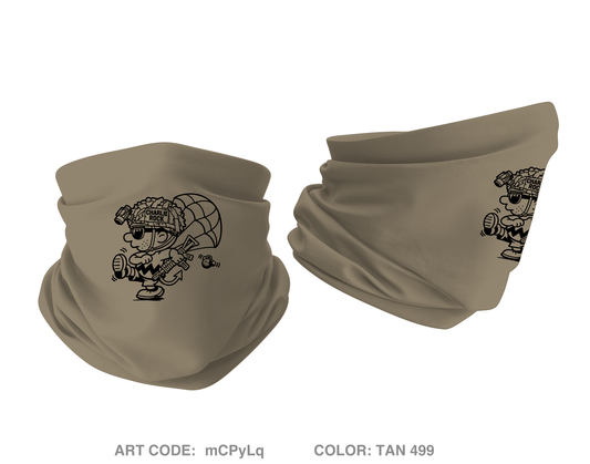 C Co 1-508 PIR, 3 BCT, 82nd ABD Fundraising Collection Emblem Gaiter - mCPyLq