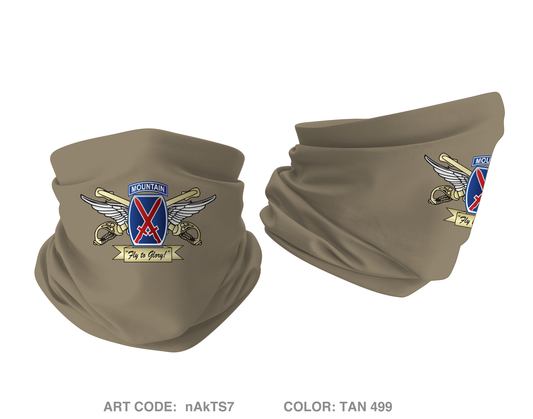 10th Combat Aviation Brigade Fundraising Collection Emblem Gaiter - nAkTS7
