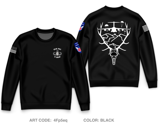 E Co, 6 BEB 2nd Brigade, 11th Airborne Division Core Men's Crewneck Performance Sweatshirt - 4Fp5eq