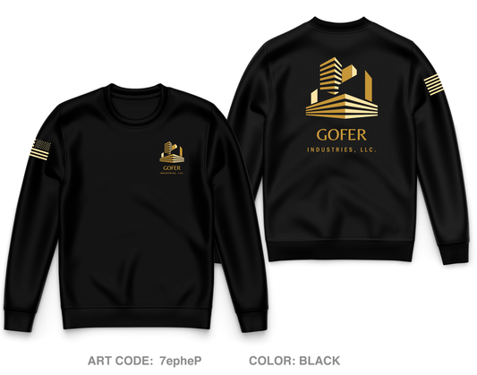 GOFER INDUSTRIES LLC Core Men's Crewneck Performance Sweatshirt - 7epheP