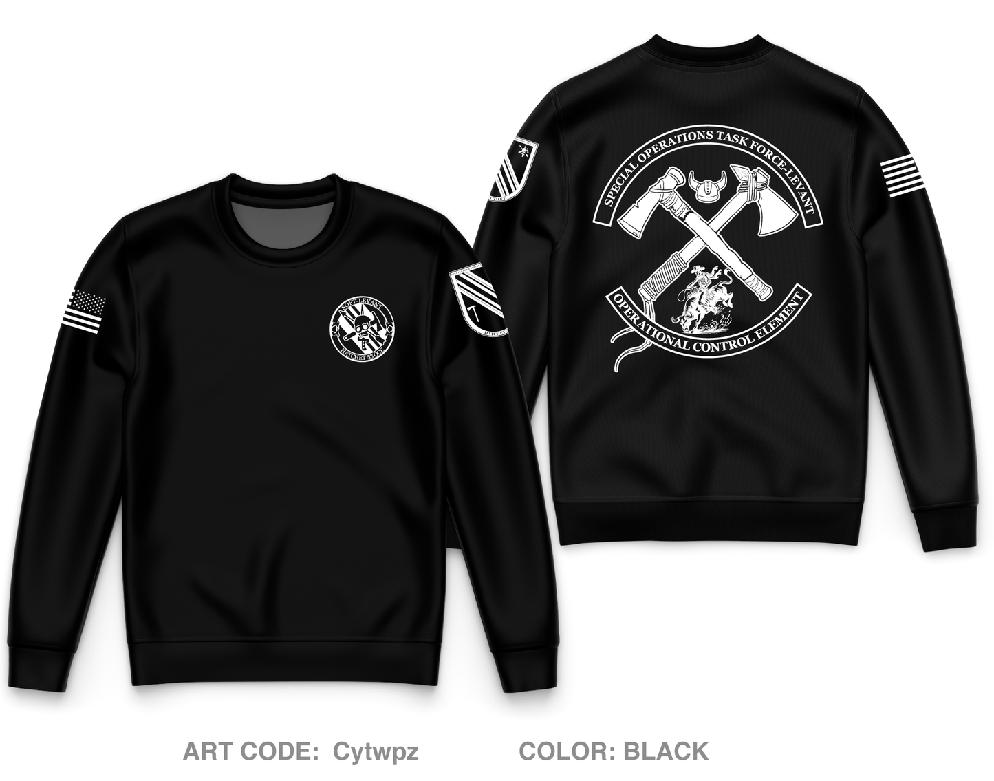 HHC, 3rd BN, 5th SFG(A) Core Men's Crewneck Performance Sweatshirt - Cytwpz