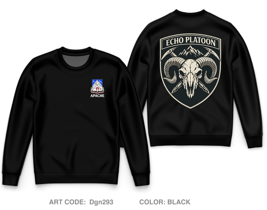 Echo Platoon Core Men's Crewneck Performance Sweatshirt - Dgn293