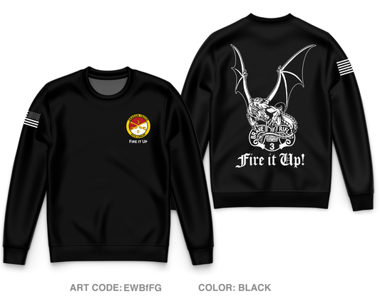 Dragon Troop 1|3d CR Core Men's Crewneck Performance Sweatshirt - EWBfFG