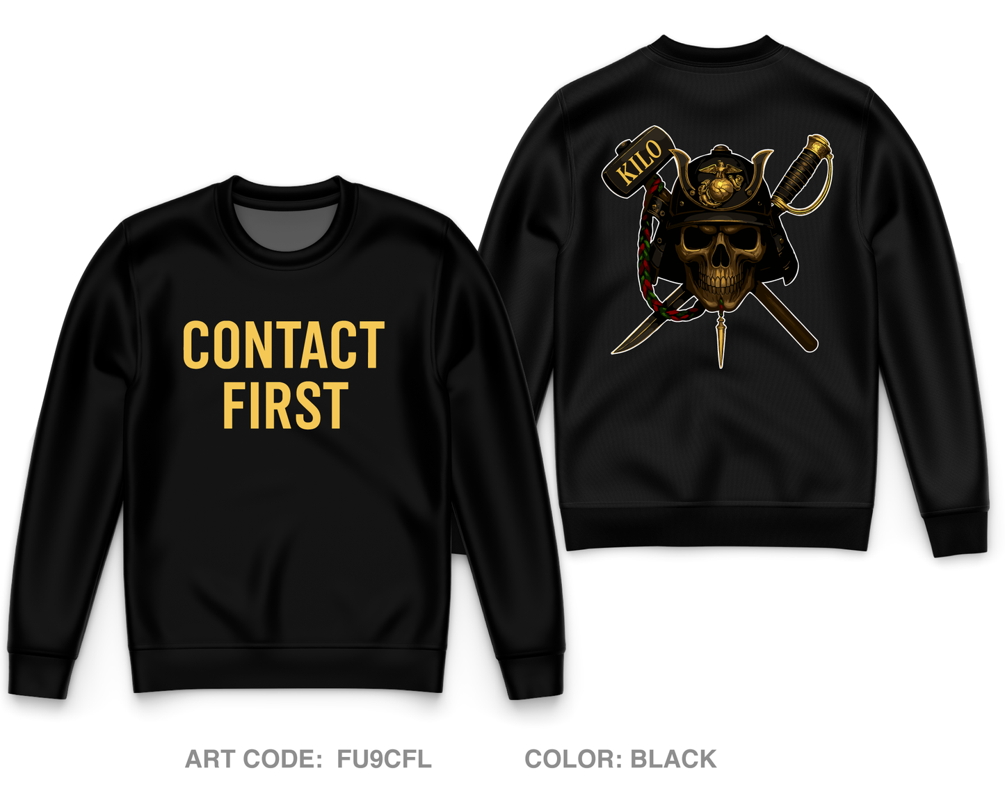 3rd Battalion 5th Marines Core Men's Crewneck Performance Sweatshirt - FU9CFL