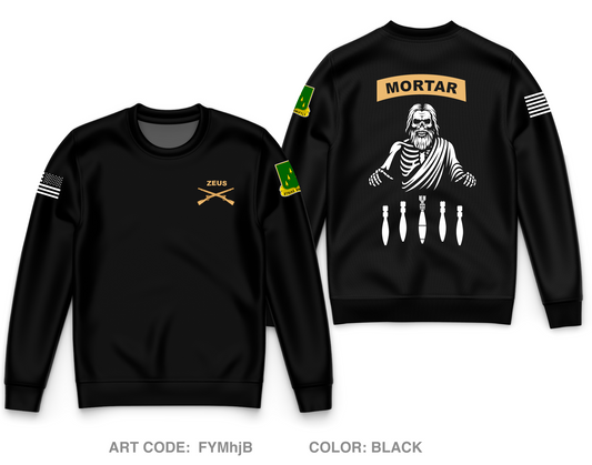 HHC MORTARS 4-70 AR Core Men's Crewneck Performance Sweatshirt - FYMhjB