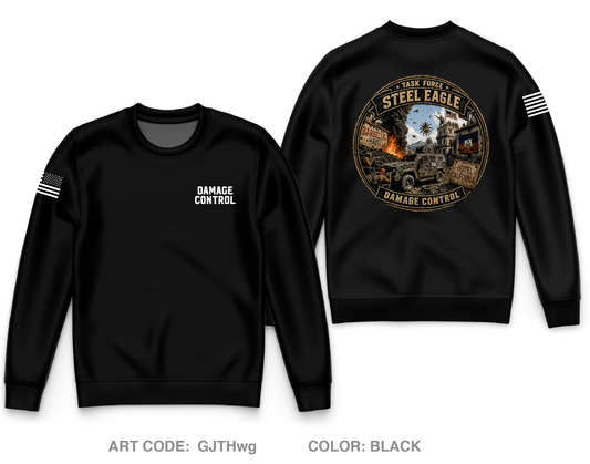 Damage Control Core Men's Crewneck Performance Sweatshirt - GJTHwg