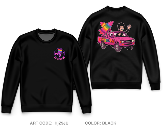 Lezbollah Fundraising Collection Core Men's Crewneck Performance Sweatshirt - HjZ9JU