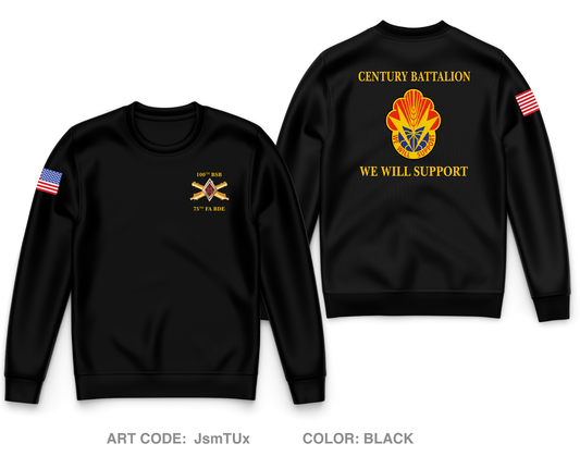 100TH BSB Core Men's Crewneck Performance Sweatshirt - JsmTUx