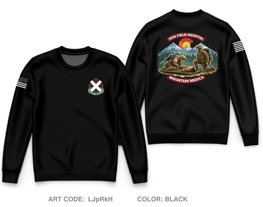 10th Field Hospital Store 1 Core Men's Crewneck Performance Sweatshirt - LJpRkH