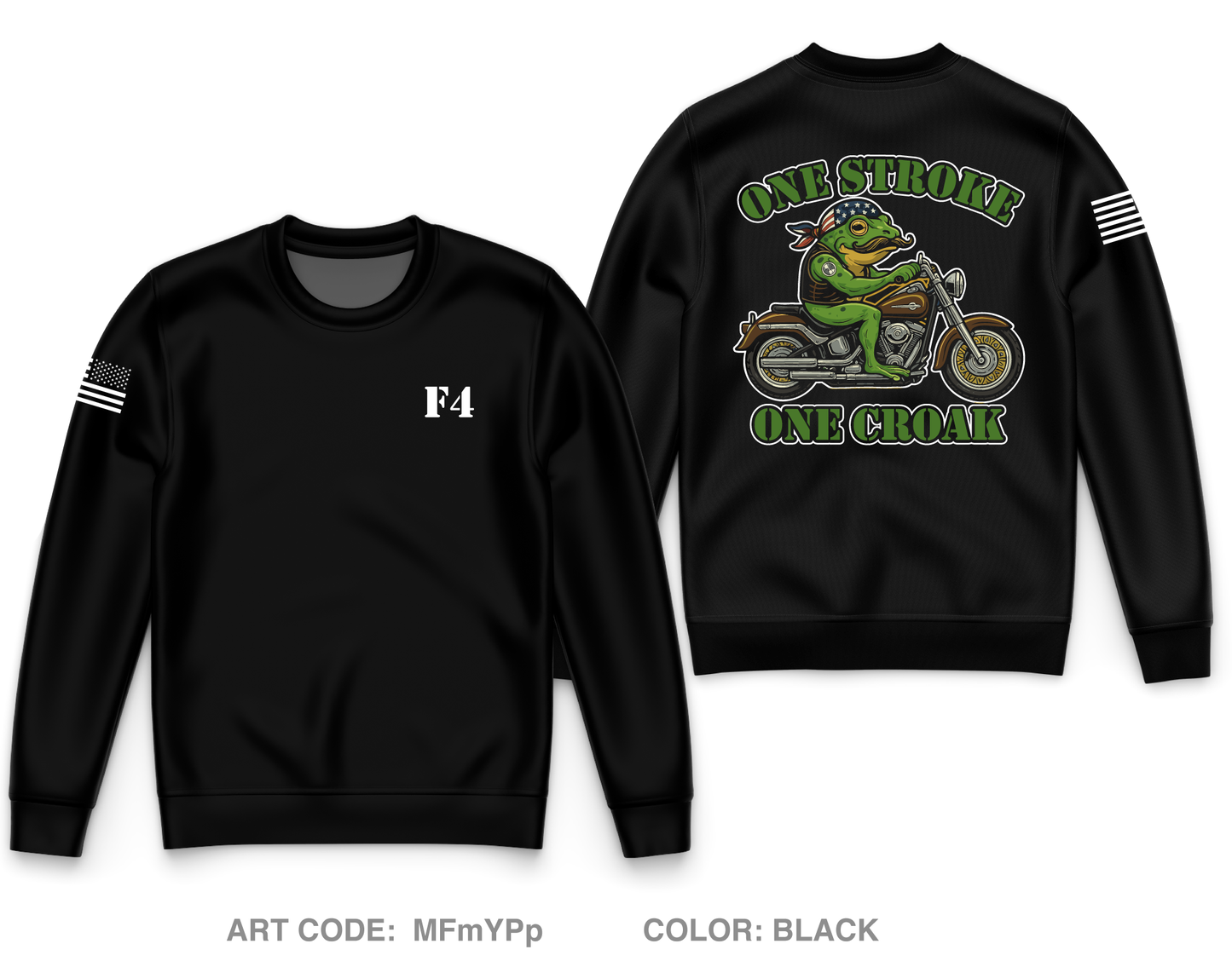F4 Store 1 Core Men's Crewneck Performance Sweatshirt - MFmYPp