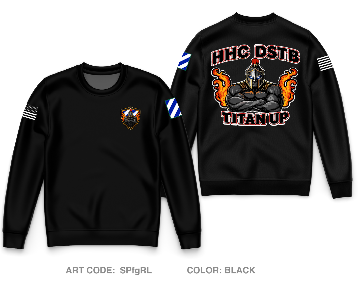 HHC, DSTB, 3DSB Core Men's Crewneck Performance Sweatshirt - SPfgRL