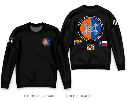 C2CC2 Directorate Core Men's Crewneck Performance Sweatshirt - Vm24UL