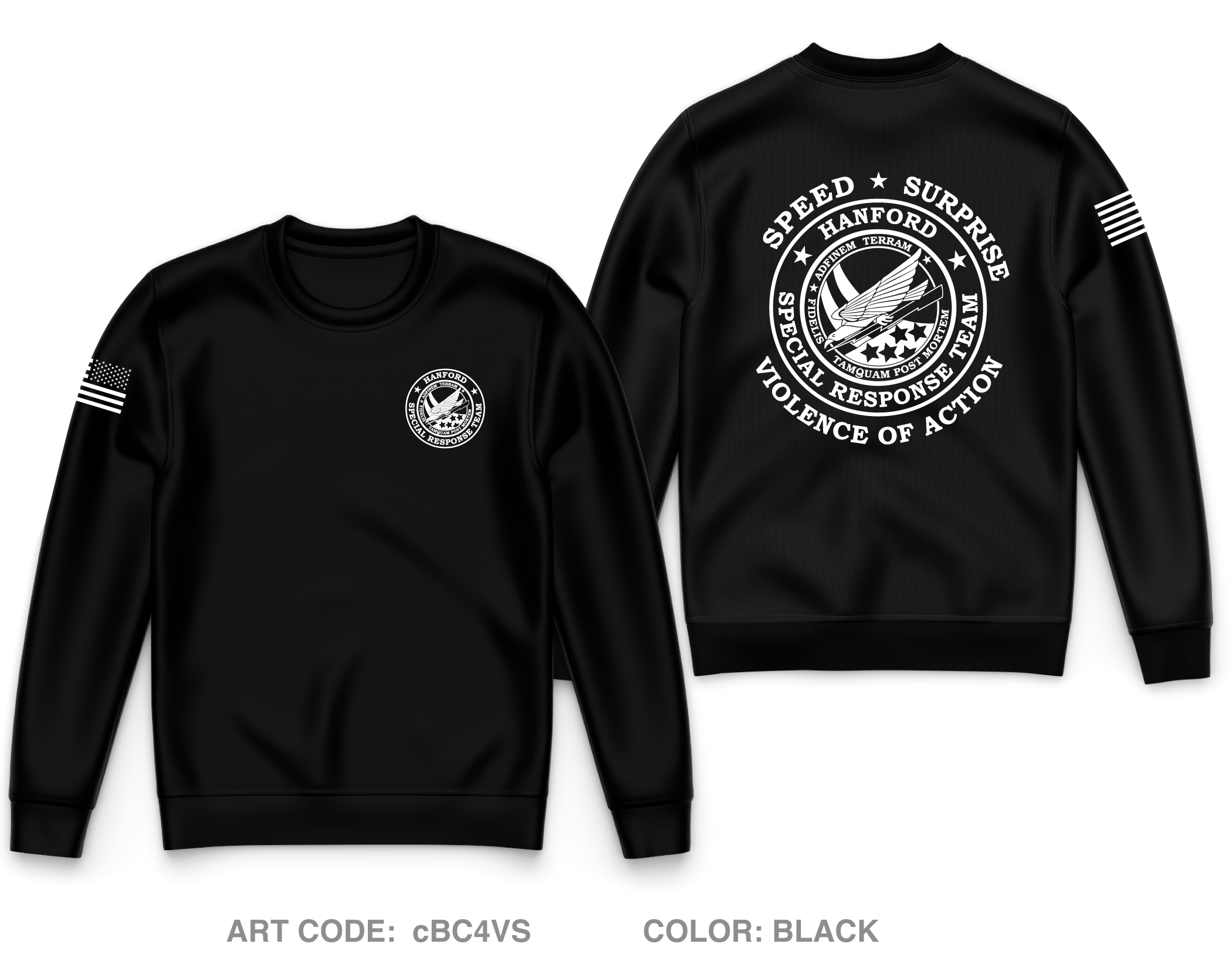 HANFORD PATROL SRT Store 1 Core Men's Crewneck Performance Sweatshirt ...
