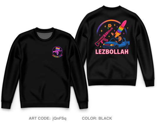 Lezbollah Fundraising Collection Core Men's Crewneck Performance Sweatshirt - jQnFSq