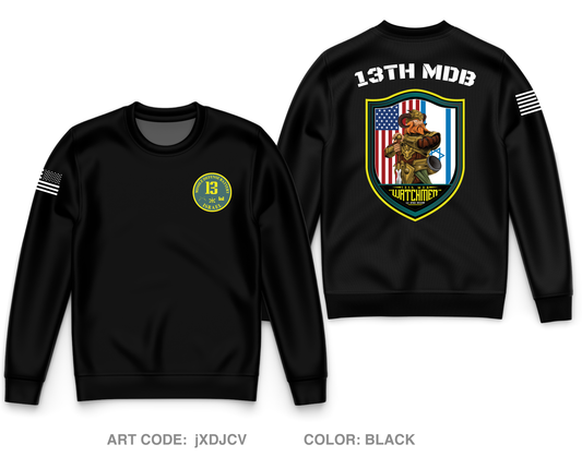 13th MDB Core Men's Crewneck Performance Sweatshirt - jXDJCV