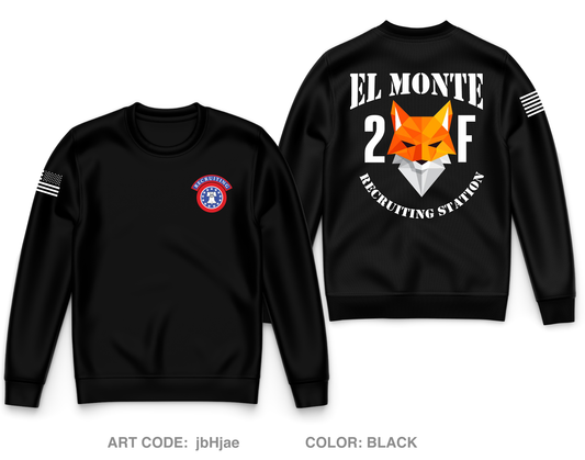 El Monte Recruiting Station Core Men's Crewneck Performance Sweatshirt - jbHjae