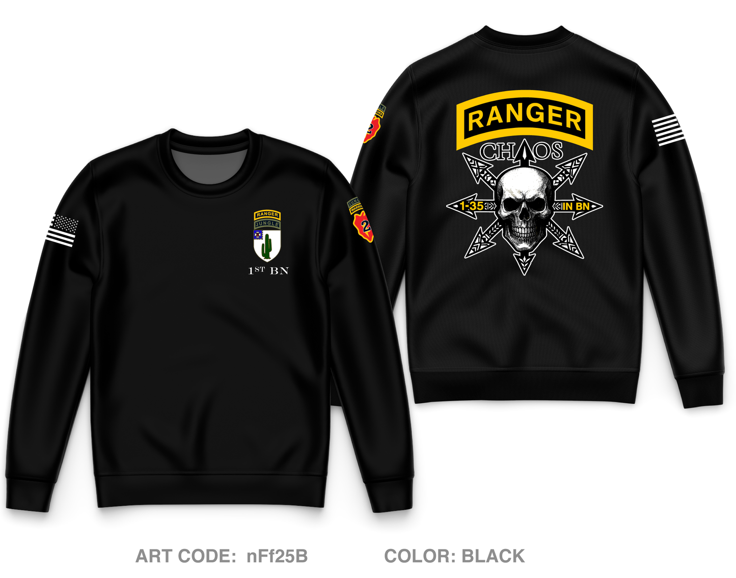 Chaos Core Men's Crewneck Performance Sweatshirt - nFf25B