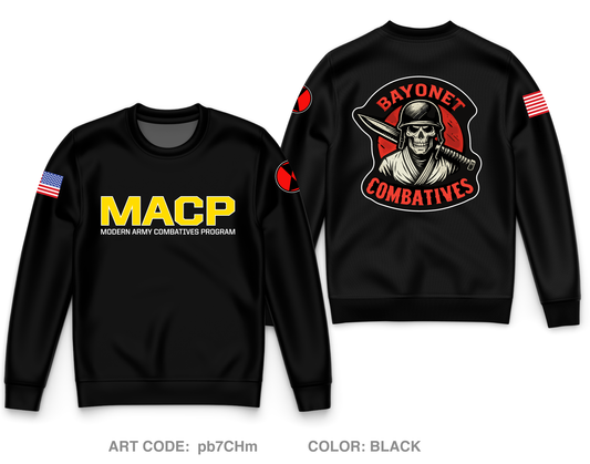 7th Infantry Division Combatives Core Men's Crewneck Performance Sweatshirt - pb7CHm