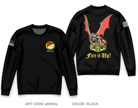 Dragon Troop 1|3d CR Core Men's Crewneck Performance Sweatshirt - qNHfHe