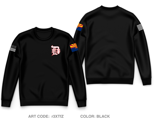 Douglas Fire Dept.  Core Men's Crewneck Performance Sweatshirt - r3XTfZ