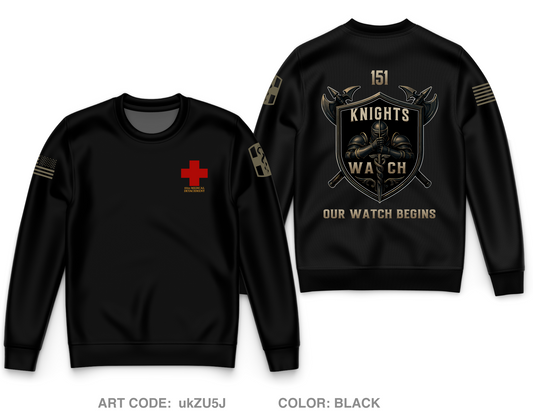 151st Medical Detachment Core Men's Crewneck Performance Sweatshirt - ukZU5J