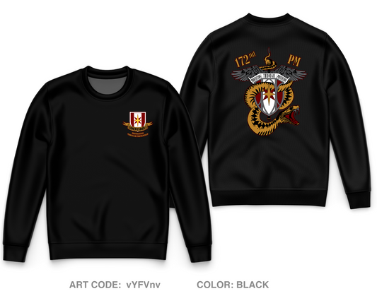 172nd Medical Detachment (PM) Core Men's Crewneck Performance Sweatshirt - vYFVnv