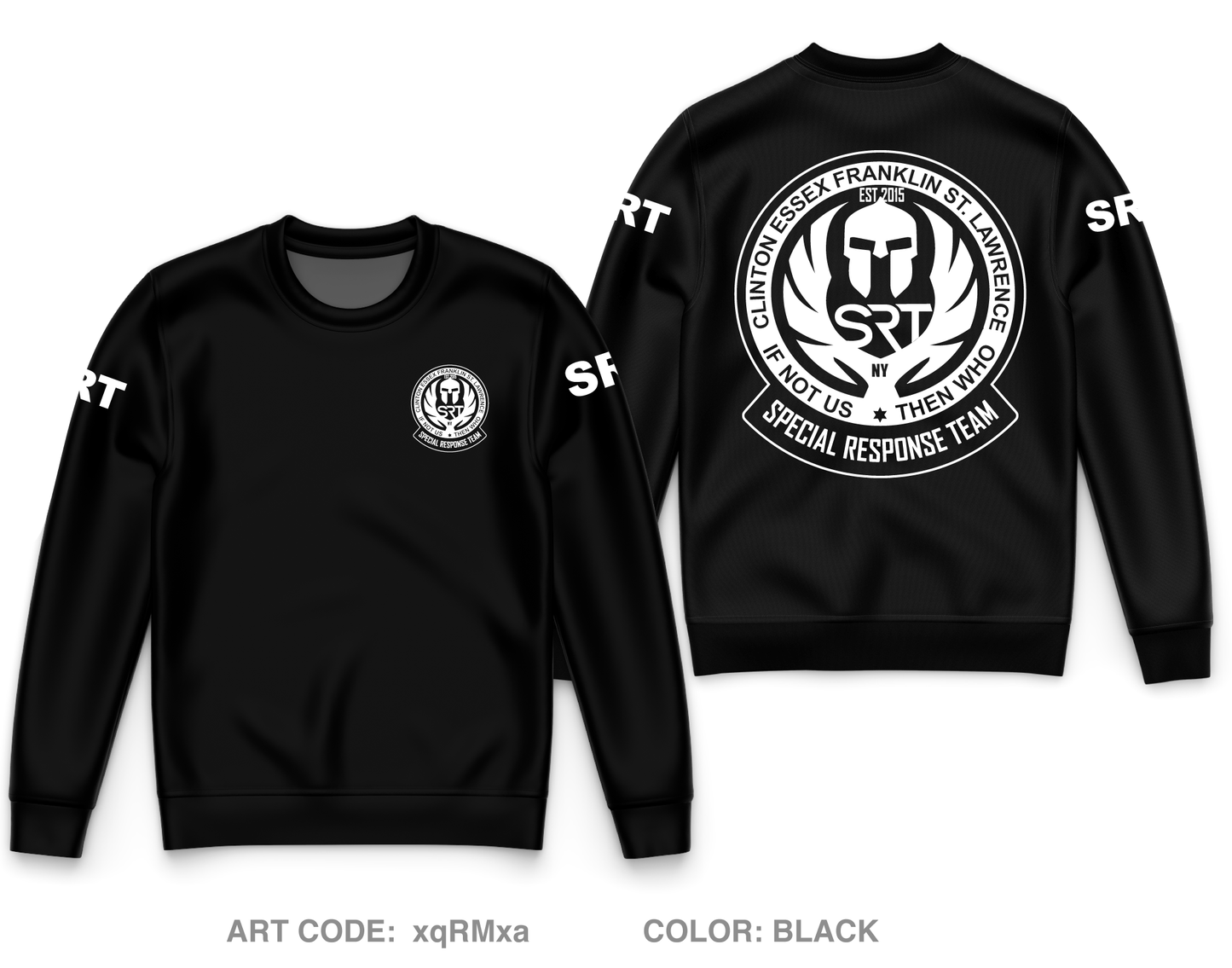 Northern Regional Special Response Team Core Men's Crewneck Performance Sweatshirt - xqRMxa