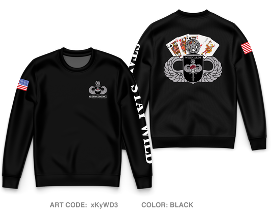 A Co. 173rd BSB Core Men's Crewneck Performance Sweatshirt - xKyWD3