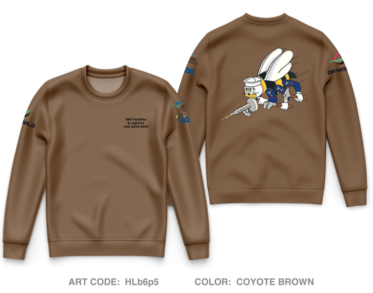 seabees Core Men's Crewneck Performance Sweatshirt - HLb6p5