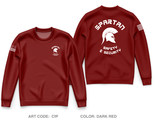 Spartan Safety & Security Store 1 Core Men's Crewneck Performance Sweatshirt - CfP